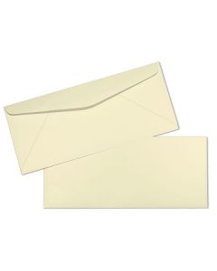 24lb Bond Paper 4 1/8 x 9 1/2" #10 Business Ivory Colored Envelopes 
