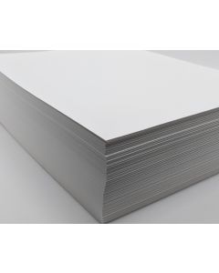 8 1/2 x 11 Strathmore Writing Laid 24lb Bright White Letterhead