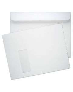 9 x 12 Booklet 28lb White Wove Vertical Window 2